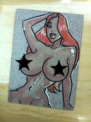 Luke Barrows | Sketchcard NSFW 1/1 | Raremarq (Buy It Now)