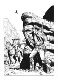 Tex - Illustrazione originale per Lucca Comics & Games - Page volante - (2007) | Catawiki