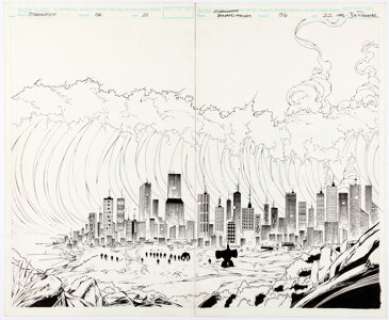 Renato Arlem and Joe Pimentel - Stormwatch #36 Story Page Original Art Group of 3 (Image, 1996).