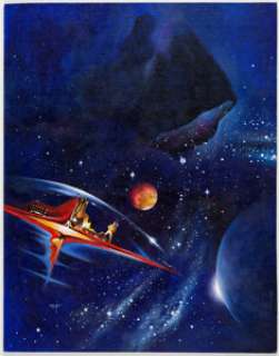 Stephen Fabian - Space Station Illustration Original Art (c. 1970s). | Heritage