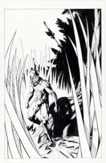 Josh Medors - Ant-Man Pin-up Original Art (2006)....