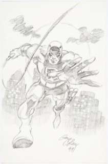 Gene Colan - Daredevil Illustration Original Art (1997).... | Heritage