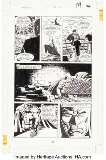 Russ Braun and Jose Luis Garcia-Lopez - Legends of the Dark Knight Story Page 12 Original Art ...