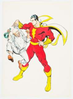 Alfredo Alcala (attributed) Shazam! Illustration Original Art (undated).... | Heritage