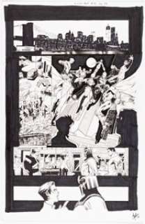 Jorge Molina - X-Men: Blue #15 Story Page 17 Original Art (Marvel, 2018)....