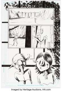 Lemire, Jeff - Jeff Lemire Sweet Tooth #31 Story Page 17 Original Art (DC, 2012)....