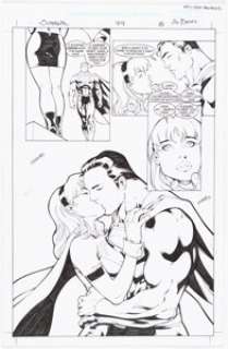 Benes, Ed - Ed Benes and Alex Lei Supergirl #79 Story Page 15 Original Art (DC, 2003). ...