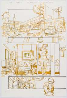 Tocchini, Greg - Greg Tocchini The Last Days of American Crime #1 Story Page 47 Original Art (Radical, 2009)....
