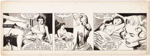 Mazure, Alfred "Maz" | Alfred Mazure "Maz"Carmen and Co. Daily Comic Strip C271 Original Art (Daily Sketch, c. 1958-1959).... | Heritage