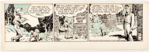 Godwin, Frank | Frank Godwin Rusty Riley Daily Comic Strip Original Art dated 5-21-52 (King Features Syndicate, 1956). ... | Heritage