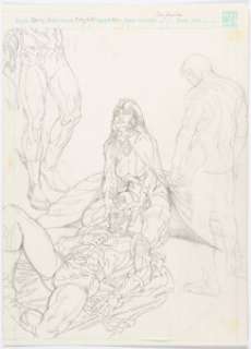 Hamilton, Craig - Craig Hamilton "Magical Lobotomy" / Identity Crisis Preliminary Original Art (c. 2005)....