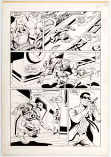 Hopgood, Kev - Kev Hopgood and Mark Farmer Action Force #1 Story Page 6 Original Art (Marvel UK, 1987)....