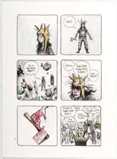 Dalrymple, Scott - Farel Dalrymple It Will All Hurt #294-296 Comic Strip Original Art (c. 2014). ...