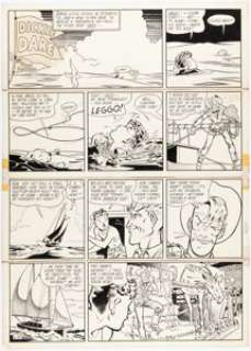 Matera, Fran - Fran Matera Dickie Dare Sunday Comic Strip dated 6-20 (AP Newsfeature, c. 1948). ...
