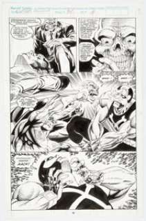 Levins, Rik - Rik Levins and Danny Bulanadi Captain America #400 Story Page 16 Original Art (Marvel, 1992)....