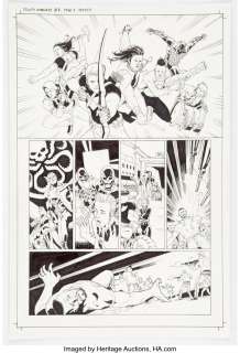 Morazzo, Martin - Martin Morazzo Occupy Avengers #8 Story Page 1 Original Art (Marvel, 2017)....