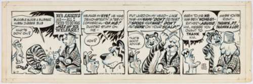 Kelly, Walt | Walt Kelly Pogo Daily Comic Strip Original Art dated 6-7-55 (Post Hall Syndicate, 1955). ... | Heritage