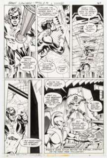 Grell, Mike | Mike Grell and Terry Austin Green Lantern #93 Story Page 12 Original Art (DC, 1977).... | Heritage