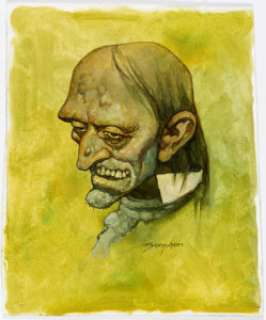 Sanjulian (Manuel Perez Clemente) | Sanjulian (Manuel Perez Clemente) - Uncle Creepy Painting Original Art (undated).... | Heritage