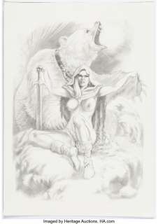 Torres, Jose - Jose Torres Wolfpack Vol. 1: A Gallery Girls Collection Pin-Up Illustration Original Art (SQP, 2001)....