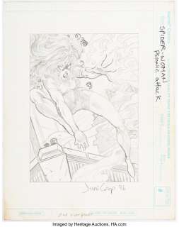 Czop, John - John Czop - Spider-Woman "Psionic Attack" OverPower Collectible Card Game Illustration Original Art (Fleer, 1996)....