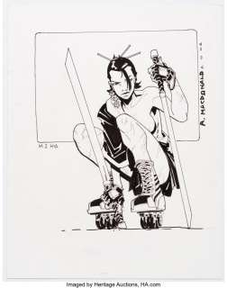 MacDonald, Andy - Andy MacDonald - Miho Specialty Illustration Original Art (2006)....