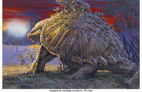 Wrightson, Bernie | Bernie Wrightson Bernie Wrightson: Macabre of the Macabre Trading Card #74 "Seventh Inning Stretch " Painting Orig... | Heritage