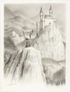 Elmore, Larry - Larry Elmore - Castle on the Hill Illustration Original Art (1999)....