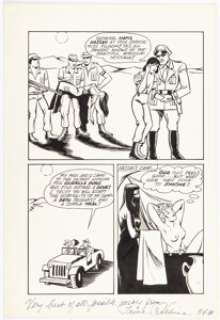 Robbins, Trina - Trina Robbins Scarlett Pilgrim #1 Story Page 16 Autographed Original Art (1977)....