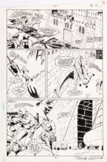 Marvel Artist - Tony Salmons and Randy Emberlin G.I. Joe, A Real American Hero #87 Story Page 14 Original Art (Marvel, 1989)....