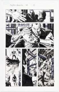 Ross, Luke - Luke Ross Captain America #48 Story Page 17 Namor Original Art (Marvel, 2009)....