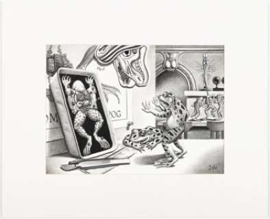 Woodring, Jim | Jim Woodring "Did I Do This? Could I Do This?" Painting Original Art (2005).... | Heritage