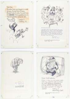 Jaffee, Al | Al Jaffee Clods’ Letters to MAD Story Pages Original Art Group of 7 (EC Publ./Warner Books, 1981).... (Total: 7 Original Art) | Heritage