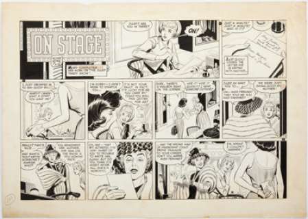 Starr, Leonard | Leonard Starr On Stage Sunday Comic Strip Original Art dated 8-28-1960 (Chicago Tribune, 1960).... | Heritage