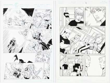 Seeley, Tim - Tim Seeley and Cory Hamscher G.I. Joe #27 and #42 Story Pages Original Art Group of 2 (Devil‘s Due Publishing, 200...