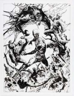Lee, Jae | Jae Lee - Spider-Man vs. the Sinister Six Illustration Original Art (c.2000s).... | Heritage