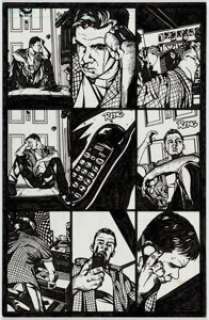 Image Comics artist - Matthew Cashel and Jeremy Haun Paradigm #2 Story Page 34 Original Art (Image, 2002)....