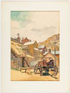 Crandall, Reed | Reed Crandall - Western Scene Illustration Original Art (undated).... | Heritage