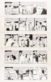 Frank Thorne | Dr. Guy Bennett Daily Comic Strip Original Art Group of 5 (Lafave Newspaper Features, 1960). ... (Total: 5 Items) | Heritage