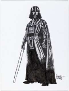 Alexis Zritt - Dark Vader Commission Sketch Original Art (undated ).... | Heritage