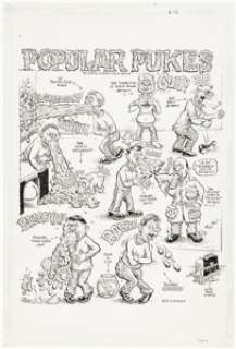 Rick Parker - Cracked #346 "Popular Pukes" Story Page 16 Original Art (American Media Consumer Entertainment, 2000)....
