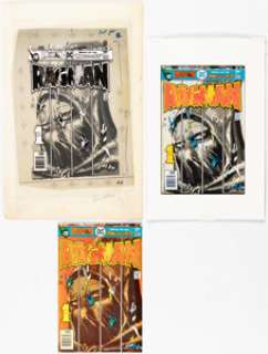 Joe Kubert - Ragman #1 Cover Original Art and Production Stat (DC, 1976).... (Total: 2 Items)