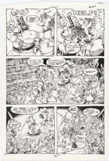 Sergio Aragonés | Groo the Wanderer #28 Story Page 17 Original Art (Marvel, 1987). | Heritage