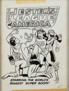 Wally Wood - | Topps Krazy Little Comics Trading Card Illustration Original Art (Topps, 1967). | Heritage