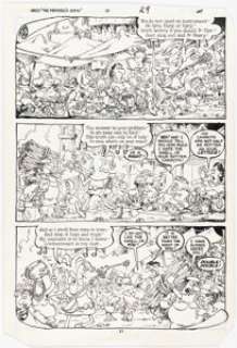 Sergio Aragonés | Groo the Wanderer #15 "The Minstrel’s Song" Story Page 4 Original Art (Marvel, 1986). | Heritage