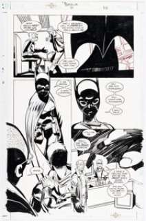 Damion Scott and Klaus Janson - Batgirl #30 Page 20 Original Art Green Arrow (DC, 2002).