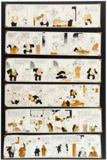 George McManus | Bringing Up Father Daily Comic Strip Original Art Group of 6 (King Features Syndicate, 1936-1942). (Total: 6 Original Art) | Heritage