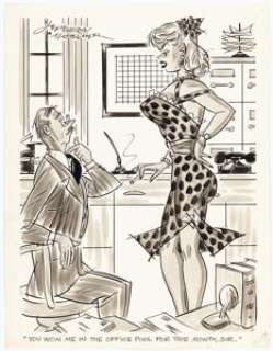 Jefferson Machamer - Snap May-1959 Illustration Original Art (Humorama, 1959).