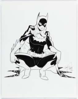 Andy Price - Batgirl Illustration Original Art (2006).