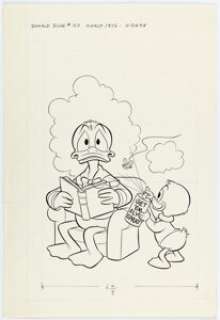 Bob Gregory and Bill Wright Donald Duck #163 Cover Original Art (Gold Key/Western, 1975).